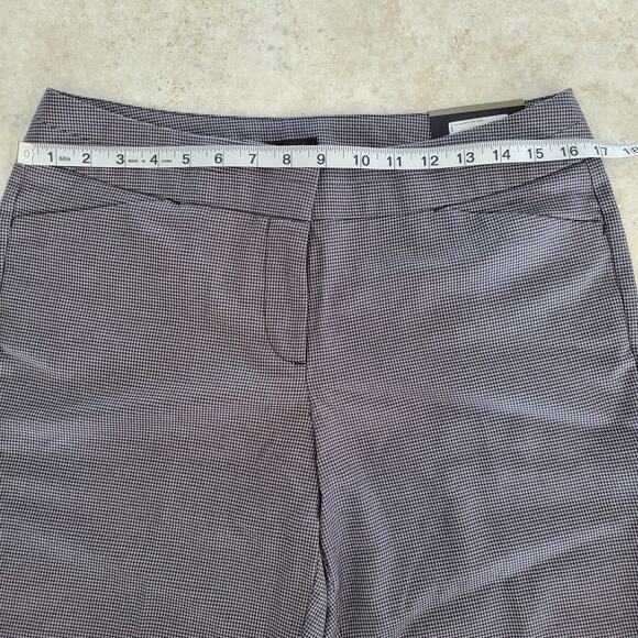 Worthington Modern Fit Straight-leg Black Houndstooth Pants Size 8 - Picture 9 of 12